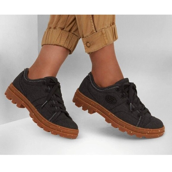 Sketchers Street Roadies Women's Oxford, SZ 9 Dark WASH Denim Shoe - Picture 6 of 13